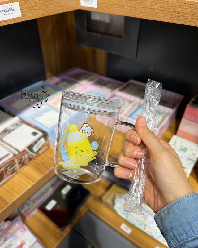 ماگ نی دار شیشه ای میوه (آسان نوش)
