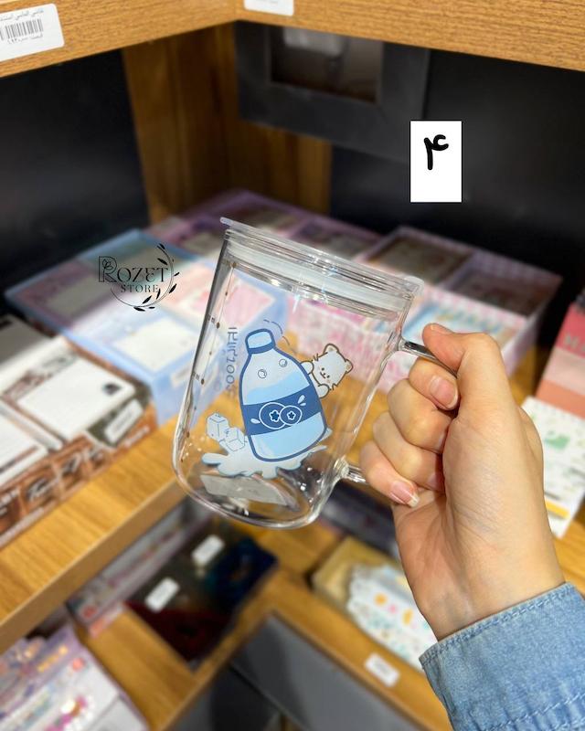 ماگ نی دار شیشه ای میوه (آسان نوش)