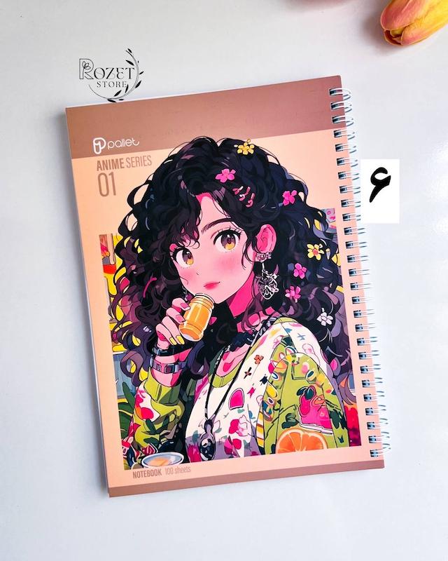 دفتر ۱۰۰ برگ سری انیمه دختر و پسر 