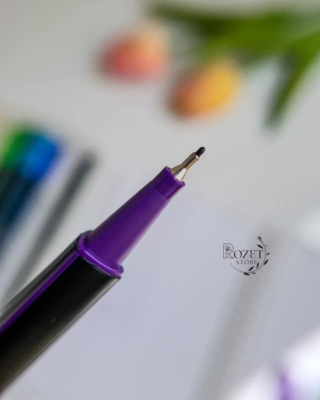 رواننویس سه گوش نوک نمدی ۱۲ رنگ Maxi