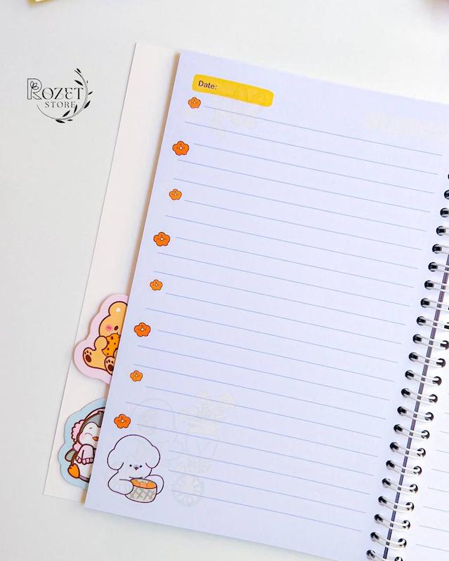 دفتر ۷۵ برگ حاشیه دار دیوایدر