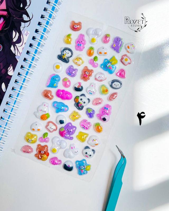 استیکر برجسته پینترستی شب تاب