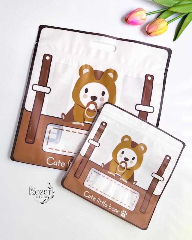 زیپ کیپ کوله پشتی طرح خرس کوچولوی بامزه