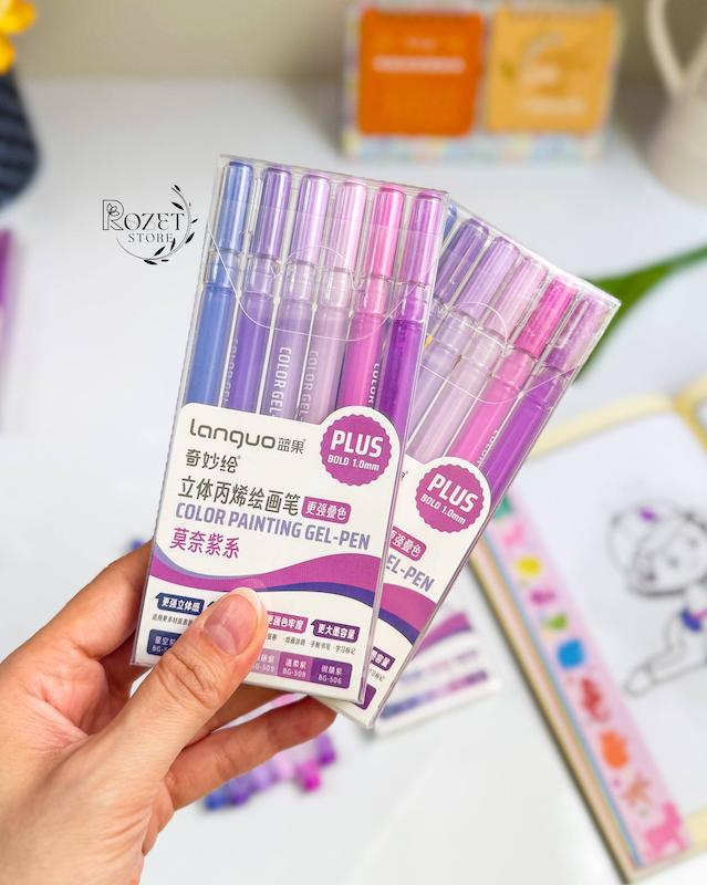 خودکار نقاشی اکریلیک لانگو ( طیف بنفش )