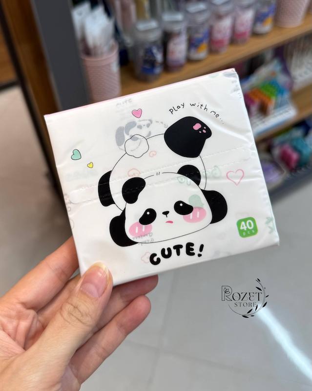 دستمال کاغذی بزرگ طرح دار پاندا