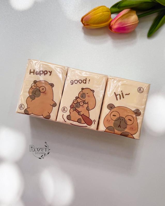 دستمال کاغذی کاپی بارا عینکی ( بدون طرح ) 