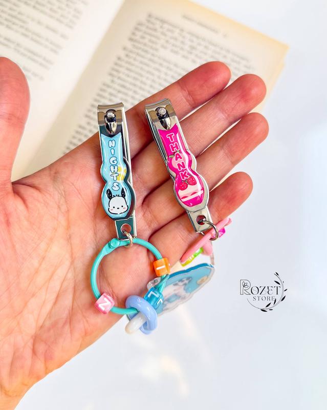 ناخن گیر فانتزی آویز زنگوله دار