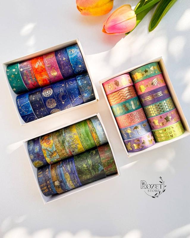 چسب واشی طرح دار طلاکوب