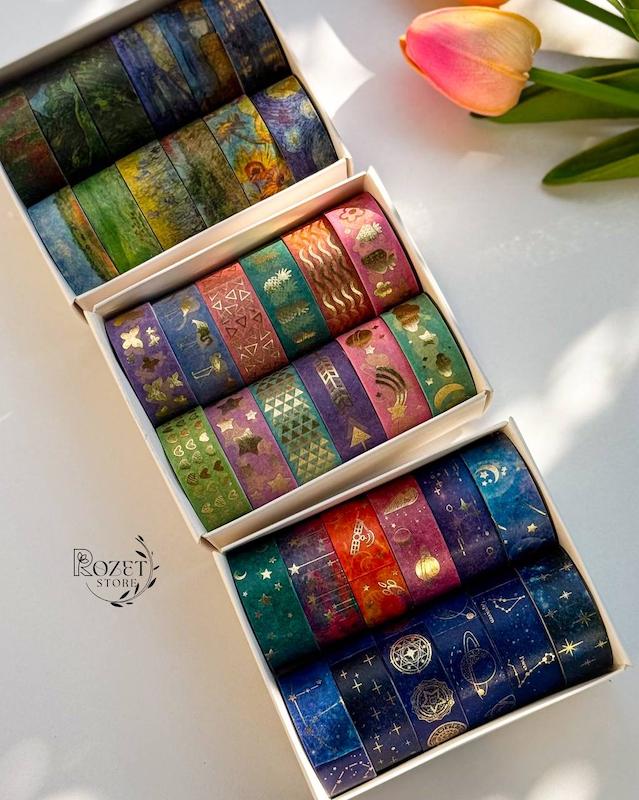چسب واشی طرح دار طلاکوب
