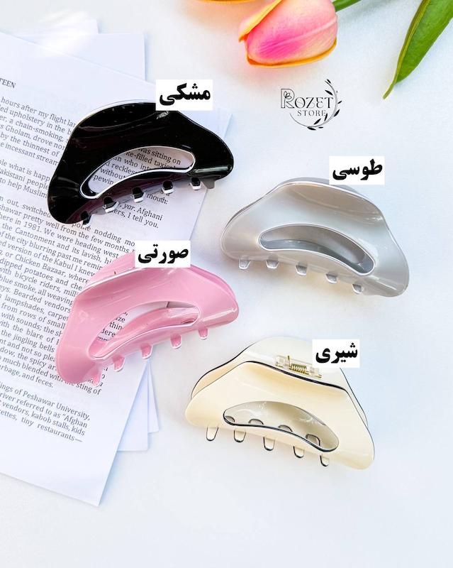 کلیپس مو رنگی مینیمال 