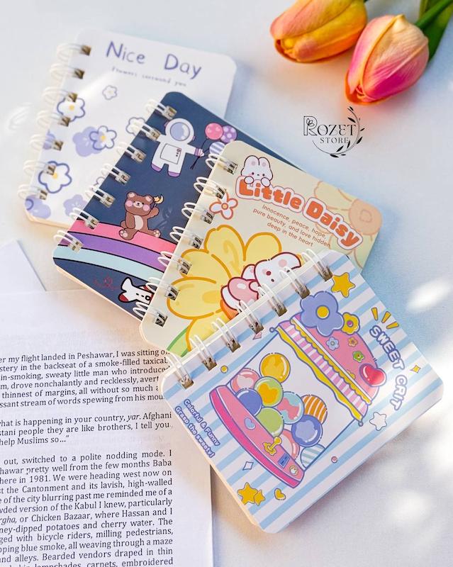 دفترچه خط دار سیمی فانتزی