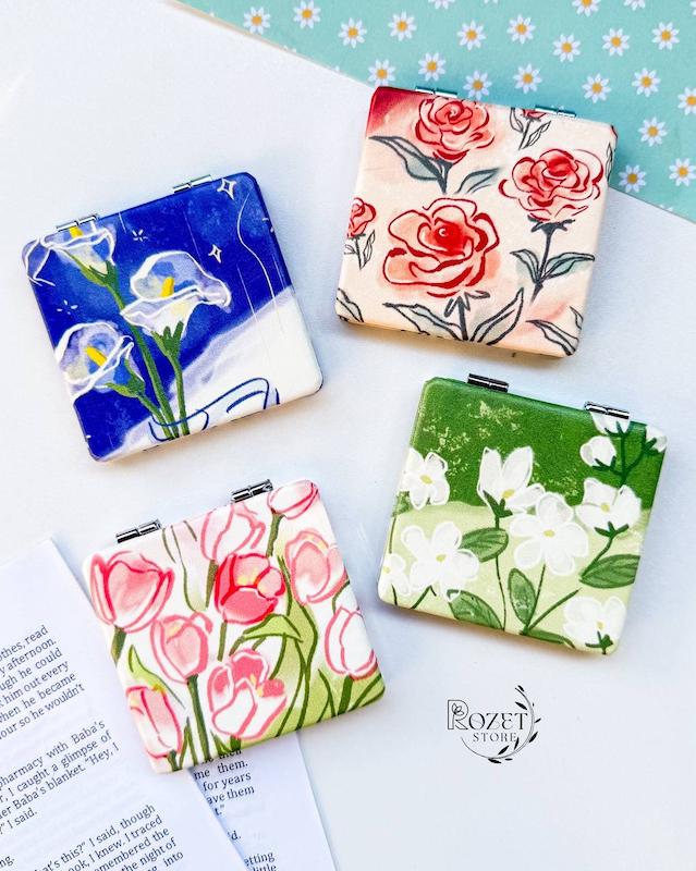 آینه دوطرفه طرح گل