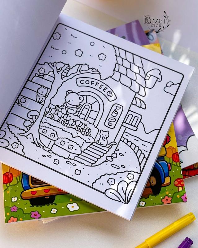 کتاب رنگ آمیزی کازی