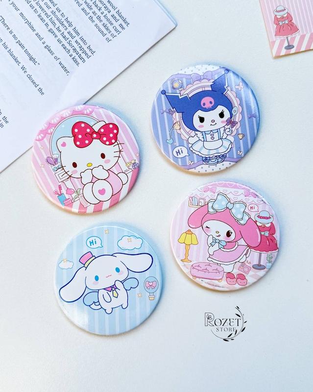 آینه جیبی گرد سانریو (جدید)