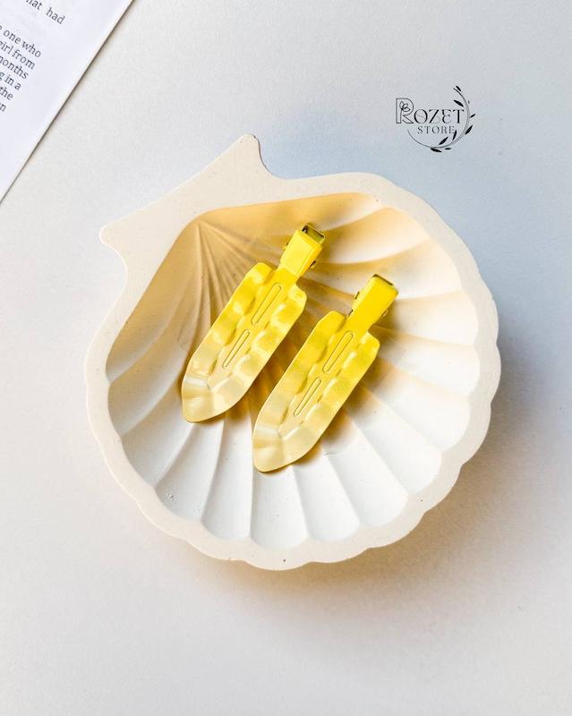 گیره مو انبری طرح برگ دوقلو