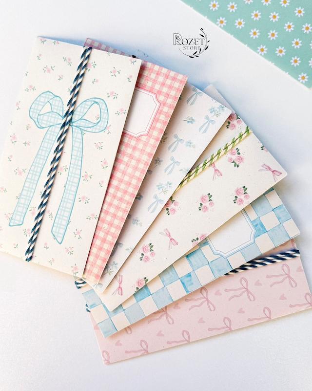 پاکت هدیه ( پول ) طرح دار 