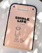 پوشه فایلی دسته دار Simple Life موکا ( اکسپندینگ فایل آ۴ )