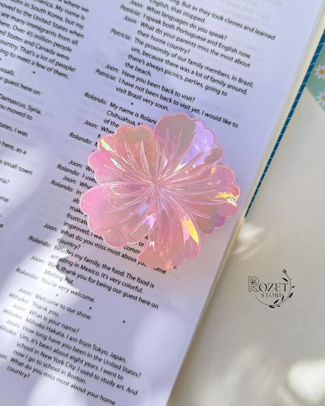 کلیپس مو هولوگرامی گل hibiscus 