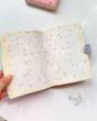دفترچه جلد پفکی طرح دختر با سگک مغناطیسی