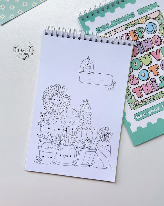 دفتر رنگ آمیزی سری DOODLE