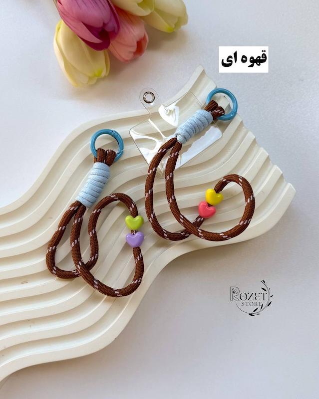 آویز قلب های رنگی
