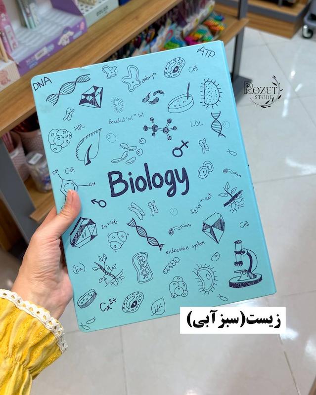 دفتر کلاسوری ۱۰۰ برگ (ریاضی،فیزیک،شیمی،زیست) دات