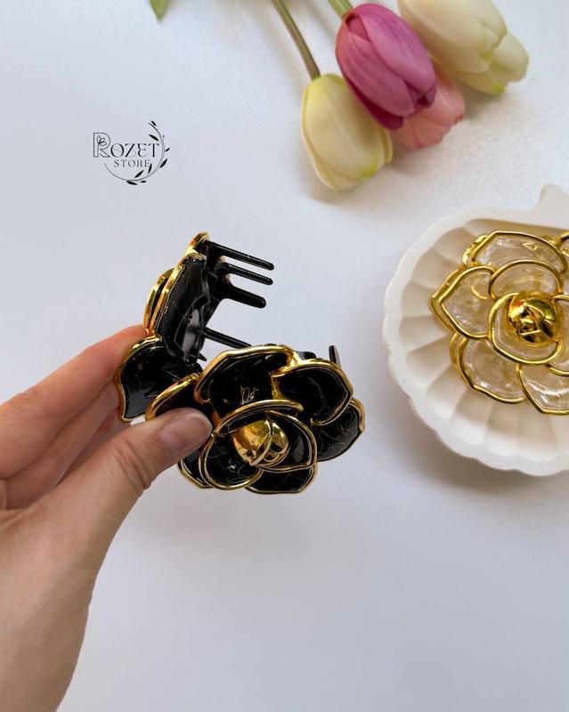 کلیپس مو دوقاب گل رز 