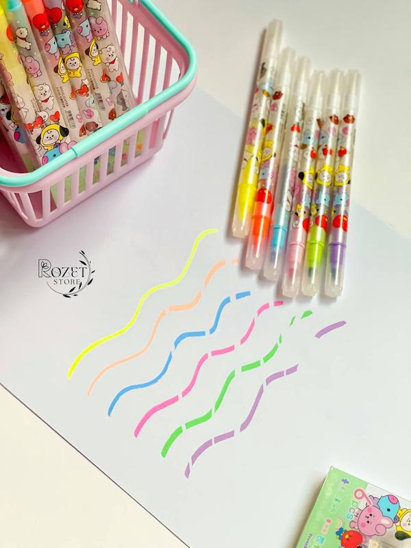 هایلایتر پاکن دار طرح BT21