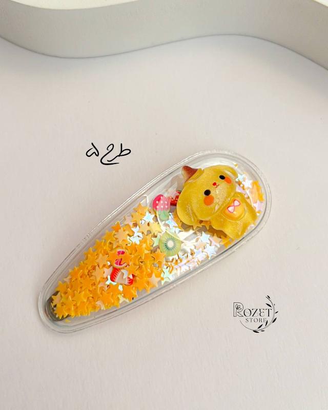 گیره مو تق تقی آکواریومی پیکسل دار