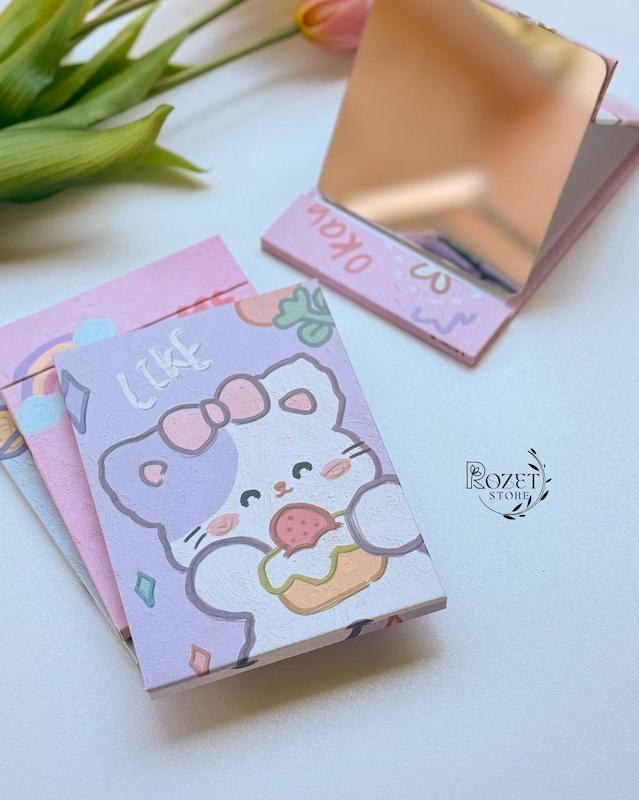 آینه کتابی طرح حیوانات سایز کوچک