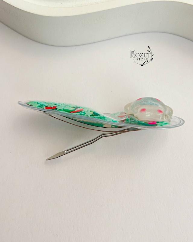 گیره مو تق تقی آکواریومی پیکسل دار