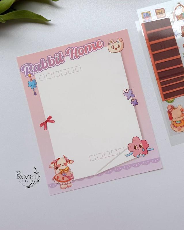 استیکر ۳ بعدی خرگوش فانتزی(۲ ورق استیکر و ۱ کارت صحنه)