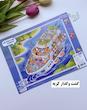 استیکر ۳ بعدی ماهی، گربه و جزیره گنج(۲ ورق استیکر و ۱ کارت صحنه)