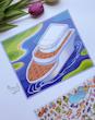 استیکر ۳ بعدی ماهی، گربه و جزیره گنج(۲ ورق استیکر و ۱ کارت صحنه)