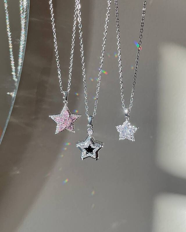 گردنبند ستاره جواهری⭐️✨