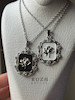 گردنبند قاب گل رز🌹
