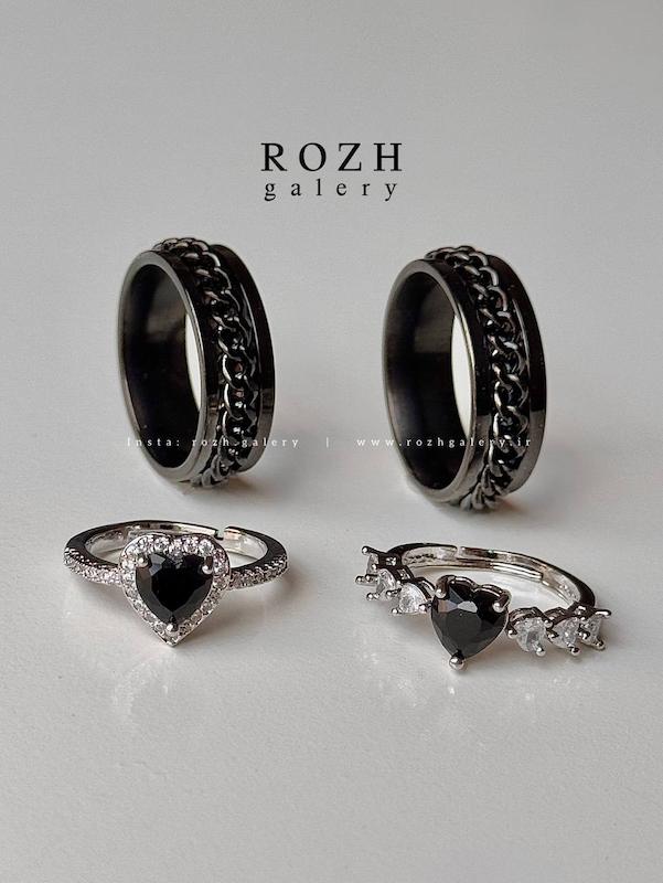 ست انگشتر تعهد🖤💍