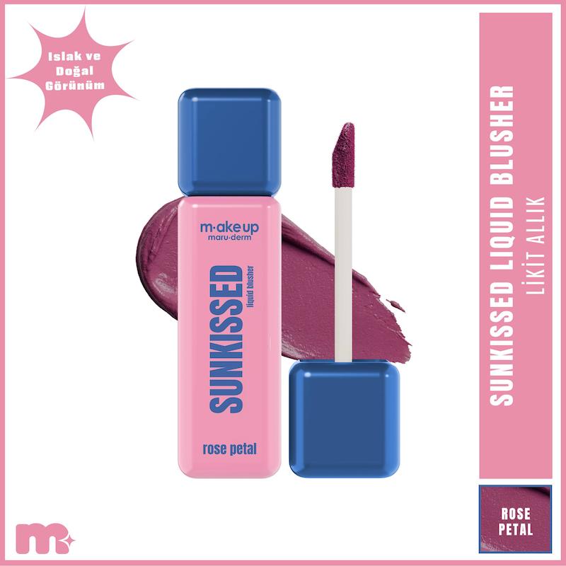 رژگونه مایع maru.derm رنگ رز 6 میل