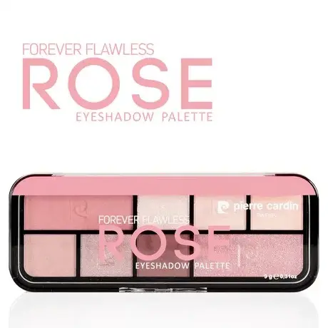 پالت سایه چشم 8 رنگ رز پیرکاردین forervr flawless rose
