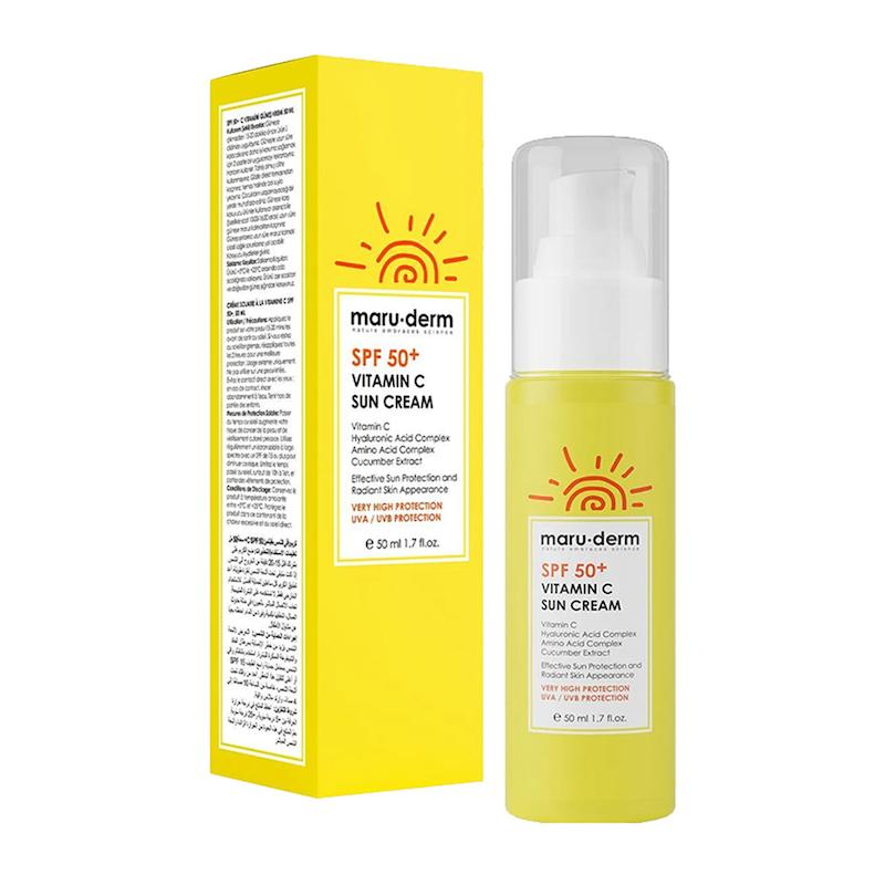 کرم ضد آفتاب مارودرم SPF 50 + مدل ویتامین C حجم | 50 میل