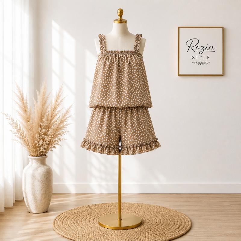 تاپ شورت چین دار الیزه کرمی
