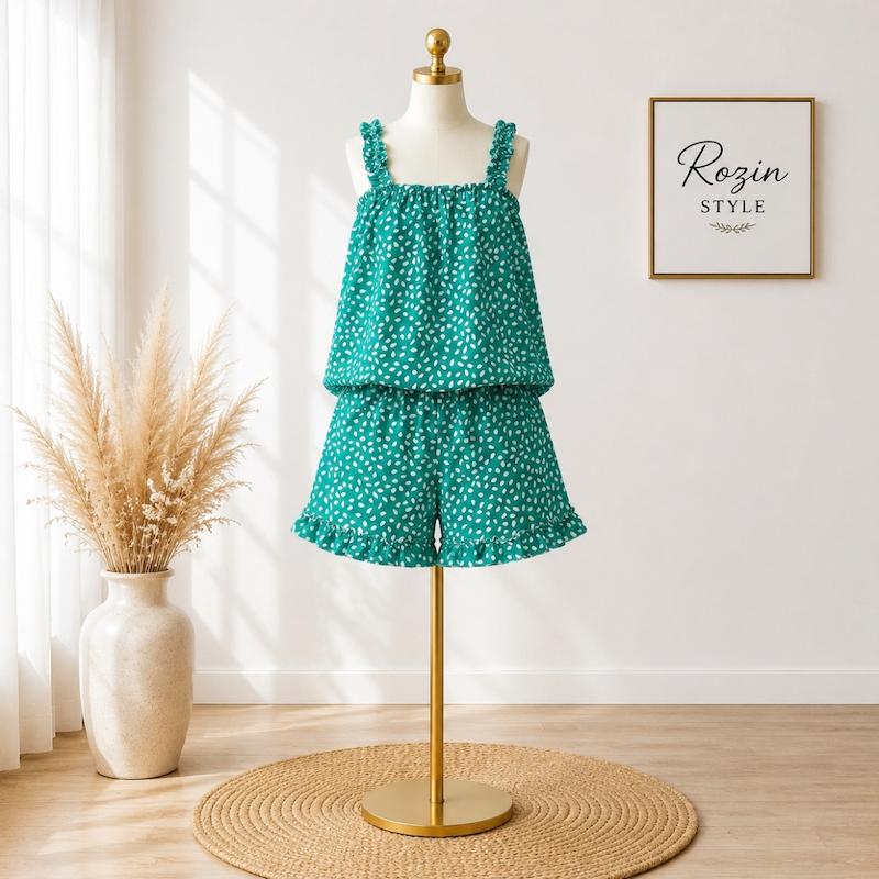 تاپ شورت چین دار الیزه پاستیلی