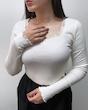بلوز یقه گیپوری 