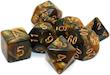 ست 7تایی تاس D&D طرح Dirty Gold