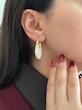 گوشواره حلزونی سفید(پایین)