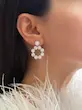 گوشواره جواهری مروارید - دایره