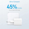 شارژر دیواری فست دو پورت Anker مدل Compact A2331G21 33W - سفید (گارانتی 18 ماهه شرکتی)