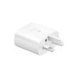 شارژر دیواری سه پین فست و PD تک پورت Samsung مدل 25w ـ سفید ـ MMs ( گارانتی ۶ ماهه شرکتی )