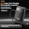 پاوربانک PD و فست شارژ Yesido 20000mAh مدل YP97 65W - مشکی (گارانتی 6 ماهه تعویض نیکان همراه