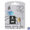 (گارانتی مادام‌العمر شرکت آی تین) Queen tech microSDHC & adapter U3 Class 10 633X -95MB/s - 32GB مشکی طلایی